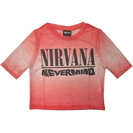 Nirvana  Nevermind Kurzes Top Logo 