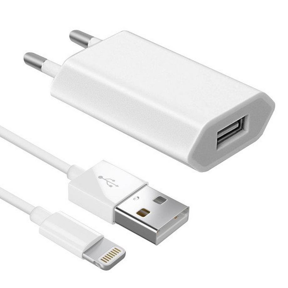 USB Wand Ladegerät Lightning Kabel