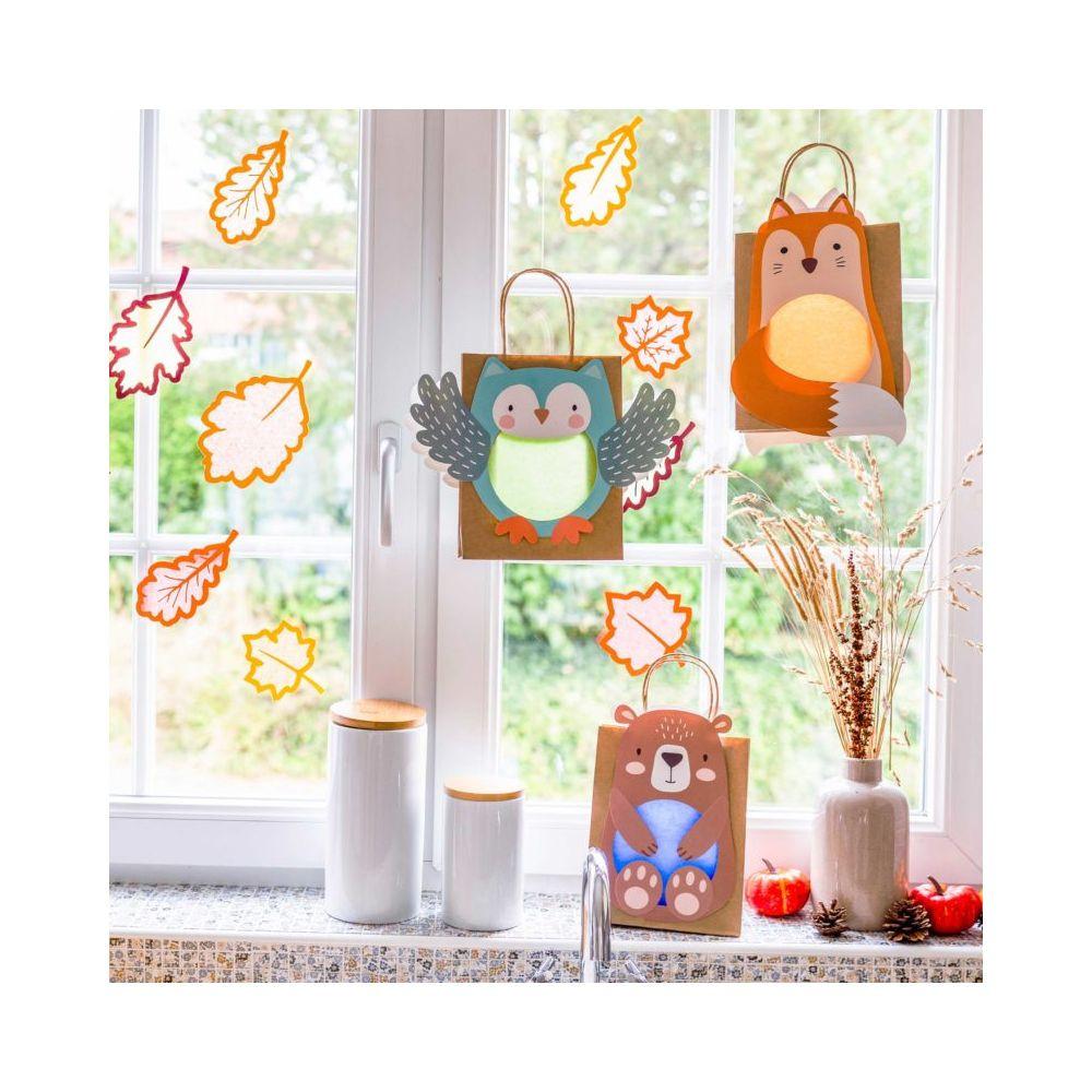 Papierdrachen Tiermotiv Laterne - 3 Stück  