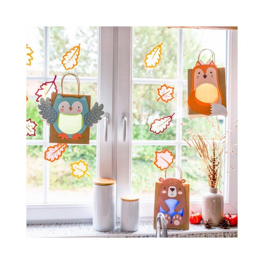 Papierdrachen Tiermotiv Laterne - 3 Stück  