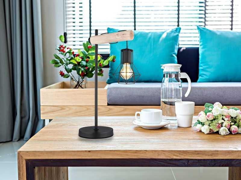 mutoni Tischleuchte Priska Metall  matt 1xE27  