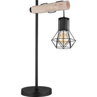 mutoni Lampe à poser Priska métal noir mat 1xE27  