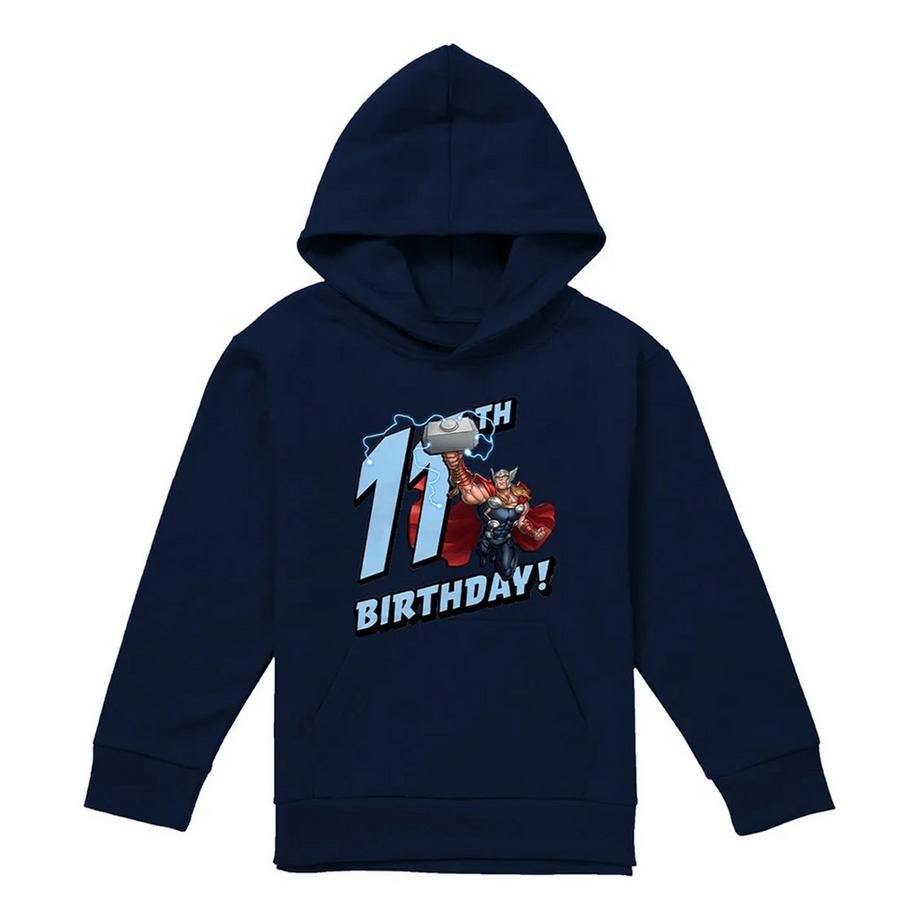 Felpa Con Cappuccio 11 ° Compleanno Thor