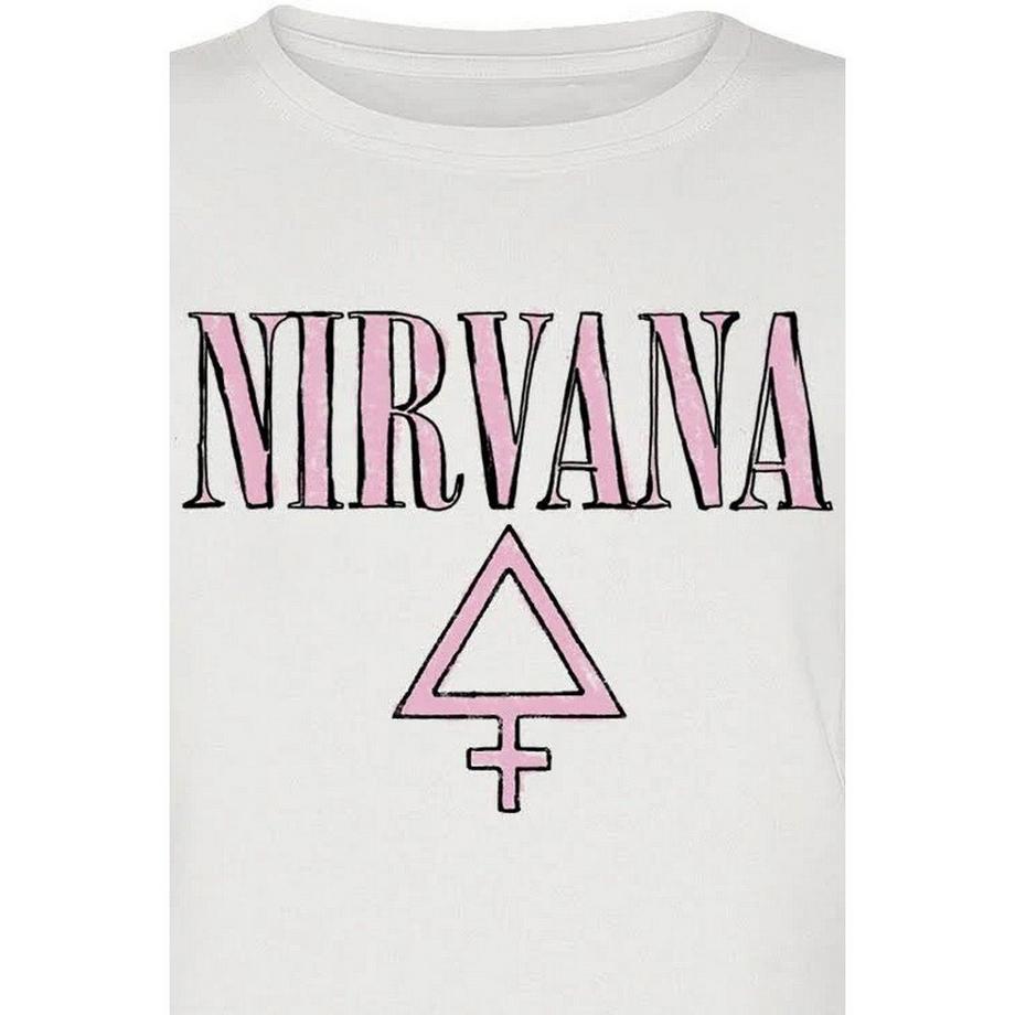 Nirvana Logo Print T-Shirt  