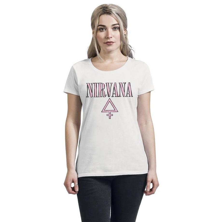 Nirvana Logo Print T-Shirt  