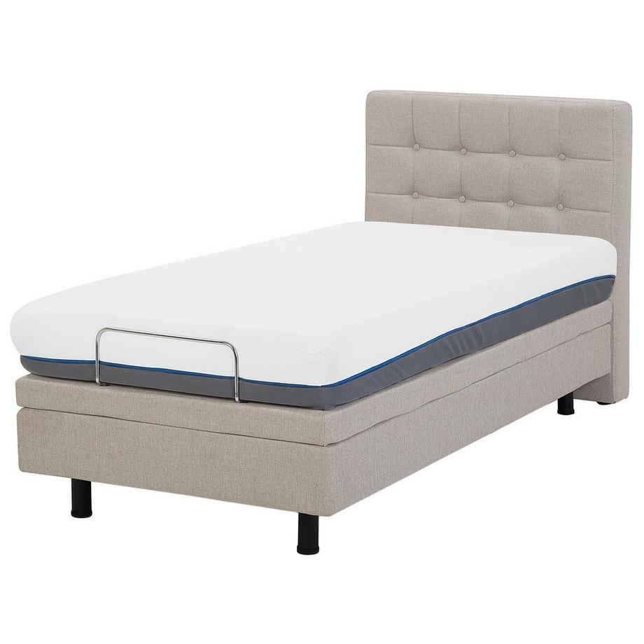 Beliani Letto con rete a doghe en Poliestere Classico DUKE  