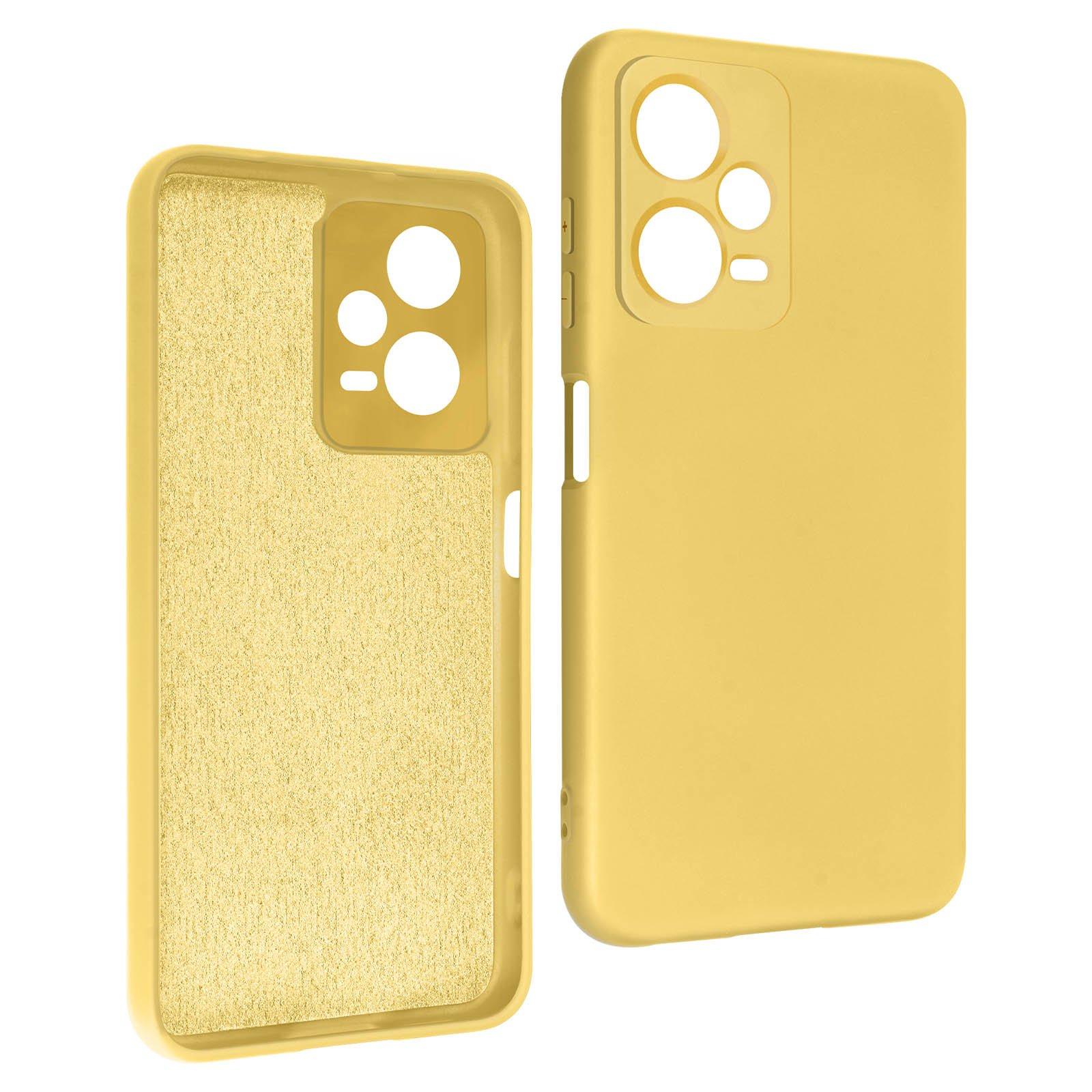 Avizar  Coque Redmi Note 12 Pro Plus 5G, Jaune 