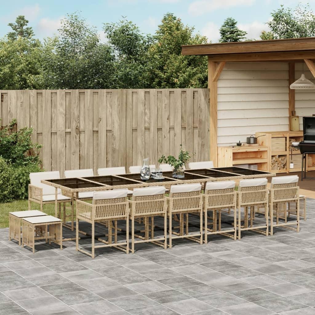 VidaXL Garten essgruppe poly-rattan  