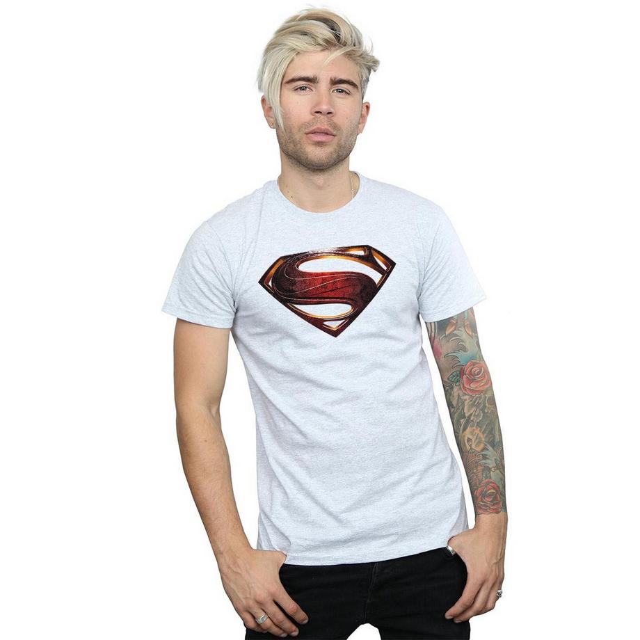 SUPERMAN Distressed Logo T-Shirt  