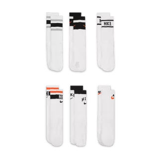 NIKE  EVERYDAY PLUS CUSHIONED KID'S CREW SOCKS 6 PAIRS-34-38 