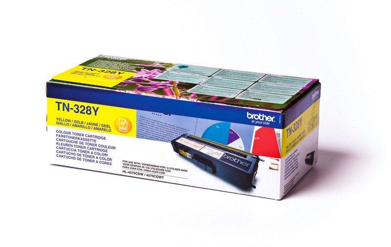 Image of brother BROTHER Toner Super HY yellow TN-328Y HL-4570CDN 6000 Seiten - ONE SIZE