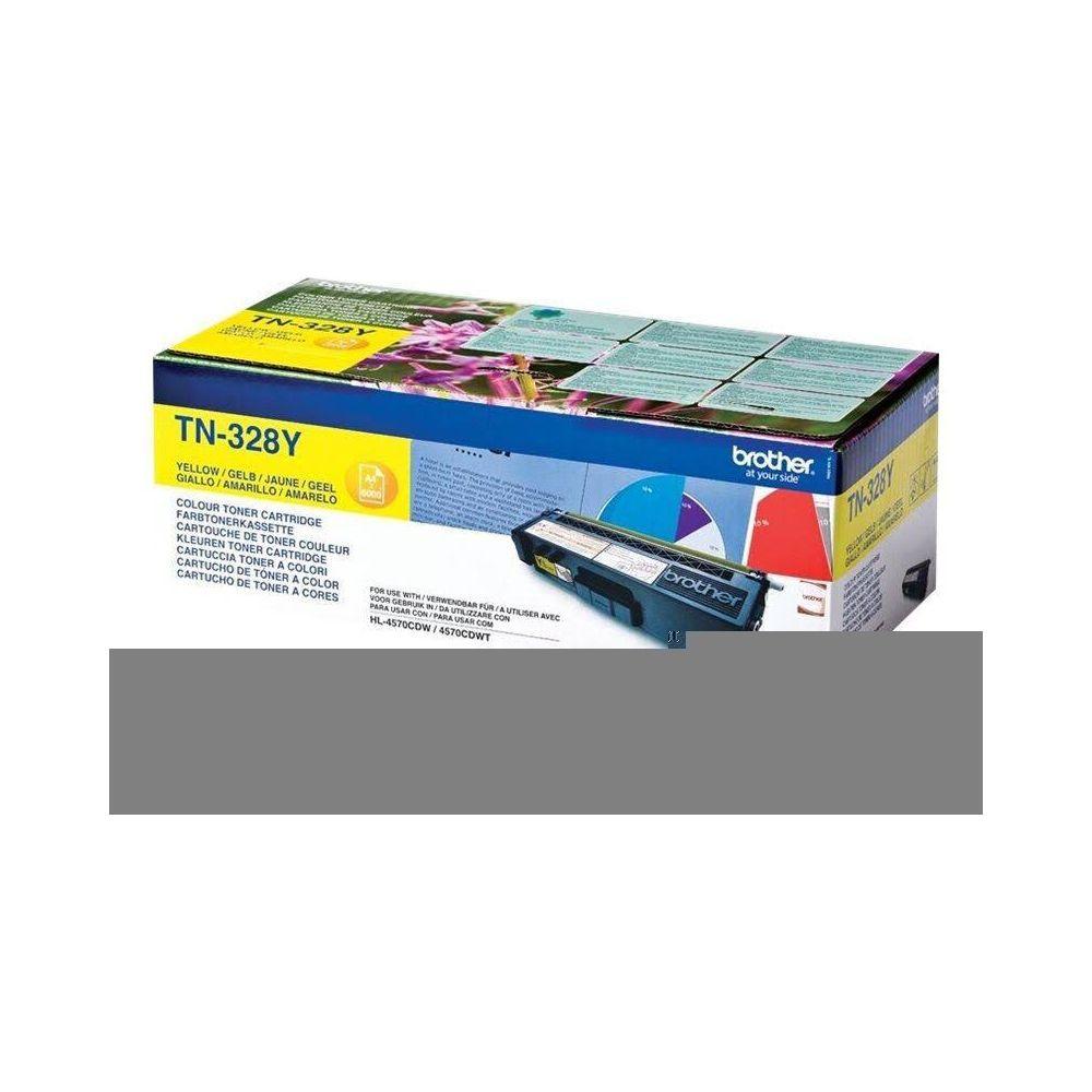 brother  BROTHER Toner Super HY yellow TN-328Y HL-4570CDN 6000 Seiten 