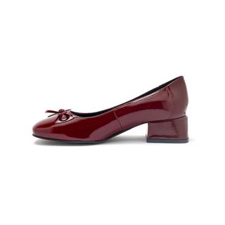 Pédiconfort  escarpins cuir verni talon bloc 