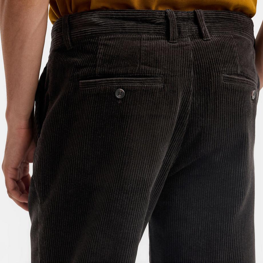 La Redoute Collections Pantalon Chino Regular en Velours Stretch  