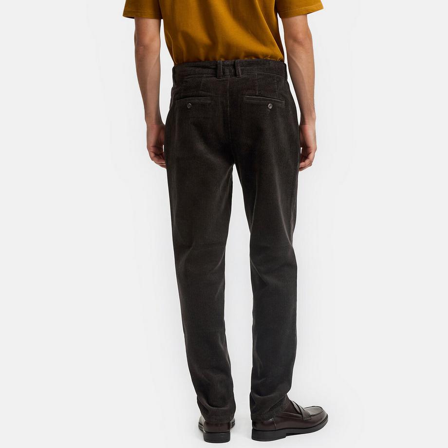 La Redoute Collections Pantalon Chino Regular en Velours Stretch  