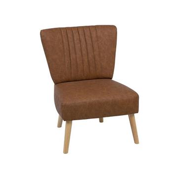 Fauteuil en Cuir PU Rétro VAASA