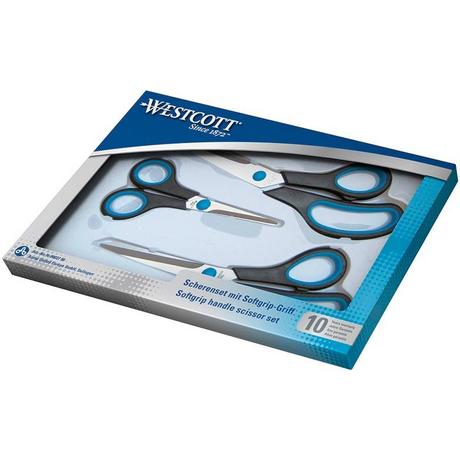 WESTCOTT WESTCOTT Scheren 13/21/25cm N-9002700 Set 3 Stück  