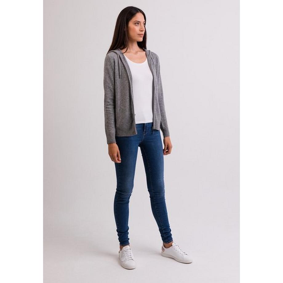 CASH-MERE.CH Felpa con cappuccio in cashmere  