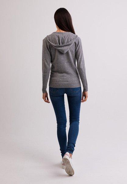 CASH-MERE.CH Felpa con cappuccio in cashmere  