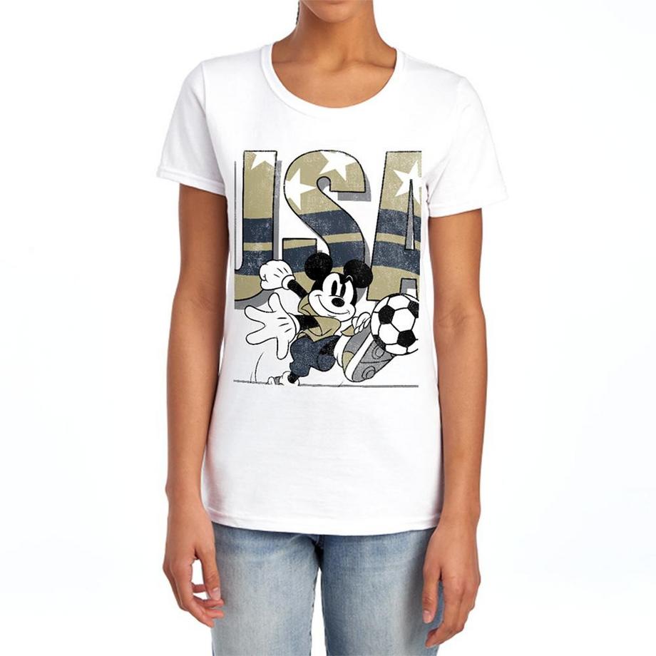 Disney  T-ShirtMotif Mickey Mouse Usa Soccer 