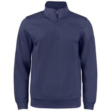 Basic Active Sweatshirt mit kurzem Reißverschluss