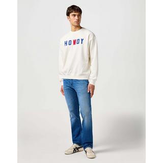 Wrangler Graphic Crew Howdy Print Sweatshirt  