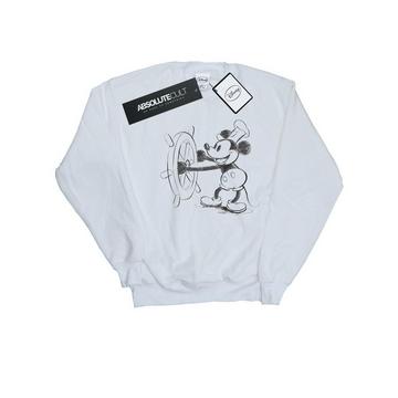 Mickey Mouse Steamboat Sketch Sweatshirt