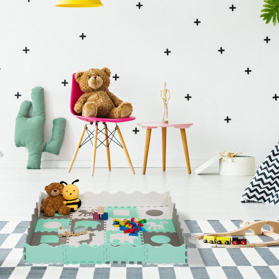 B2X  Puzzlematte mit Rand 