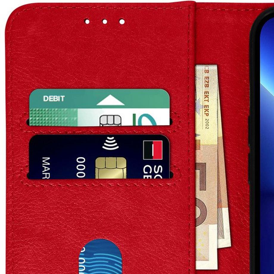 Avizar  Étui Folio Apple iPhone 13 Pro Max Rouge 