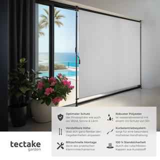 Tectake Tenda da sole a morsetto Taija Varie misure  