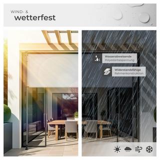 Tectake Tenda da sole a morsetto Taija Varie misure  