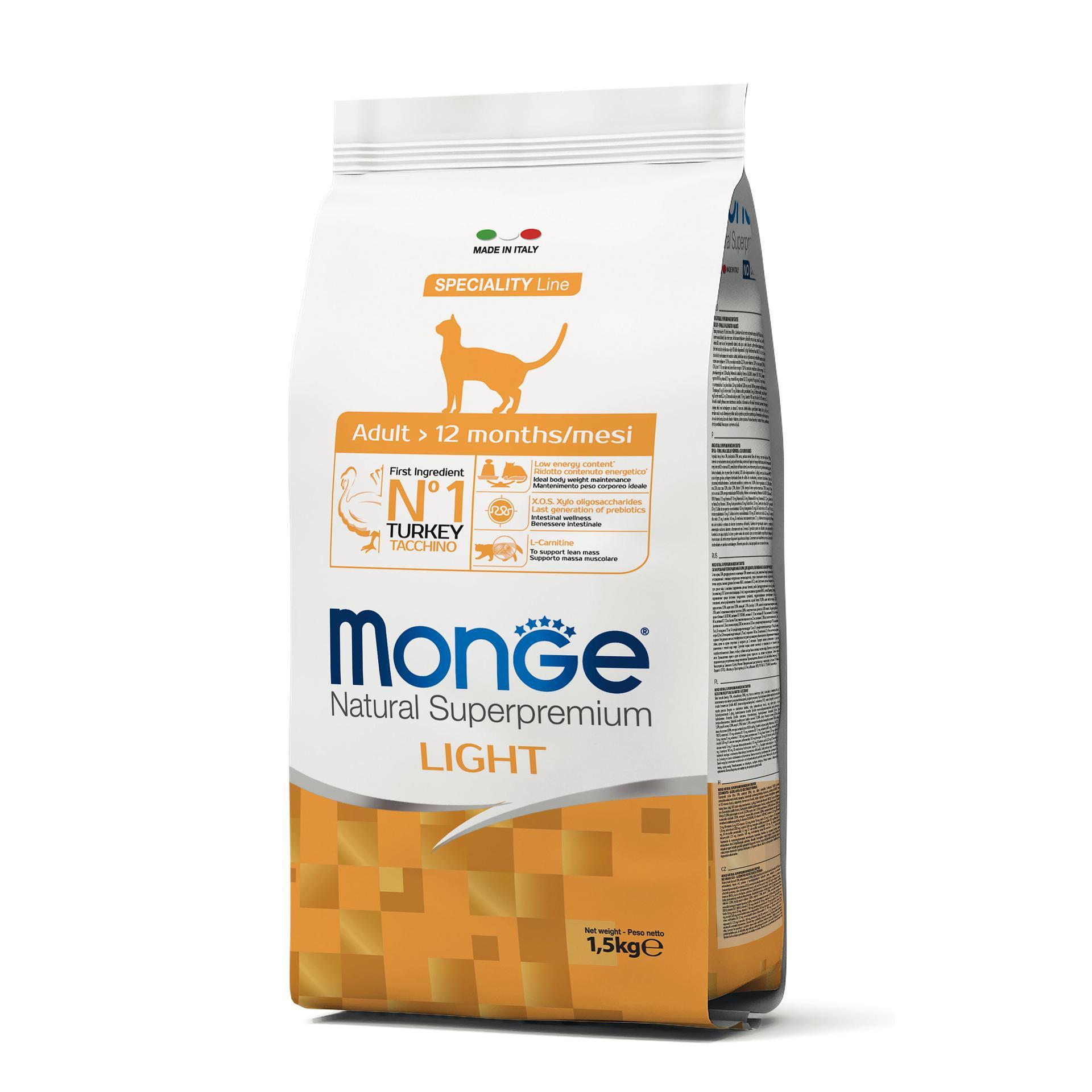 Monge  Cat Light Turkey 1,5kg 