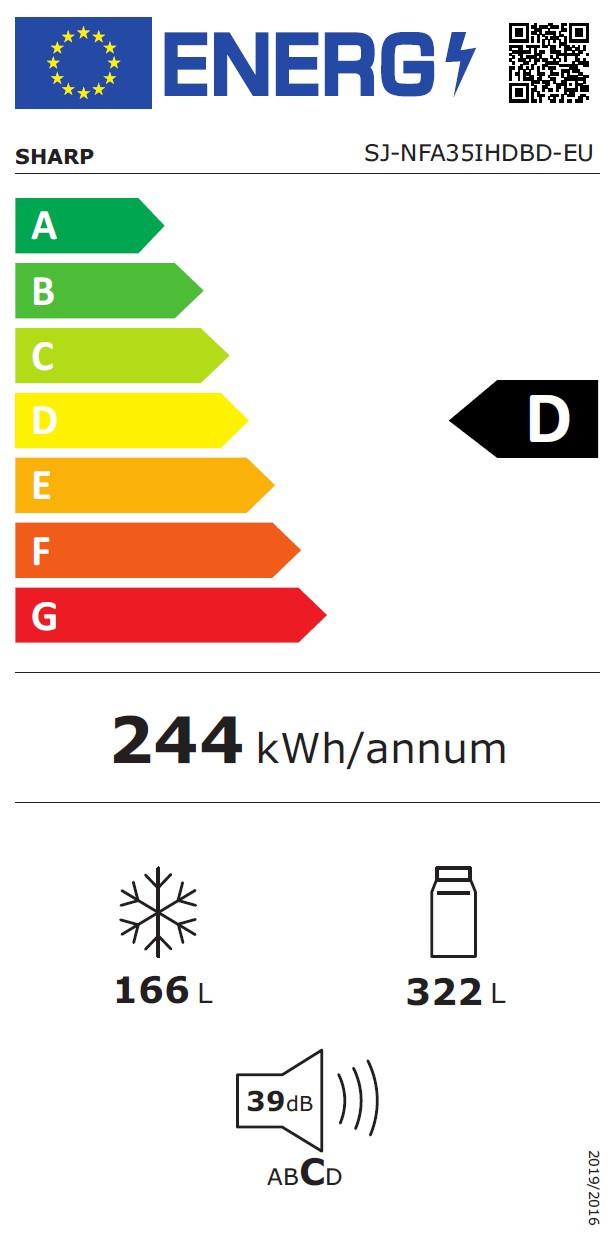 SHARP SJ-NFA35IHDBD-EU  