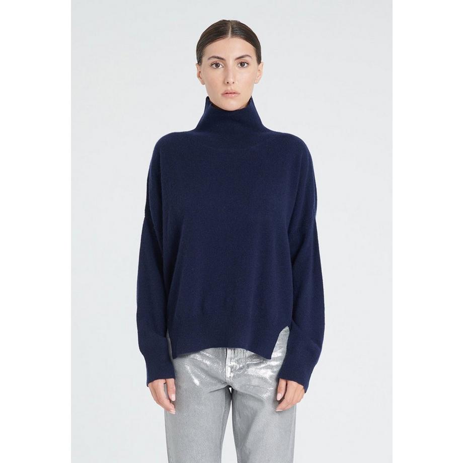 ZAYA 13 Pull col montant oversize - 100% cachemire