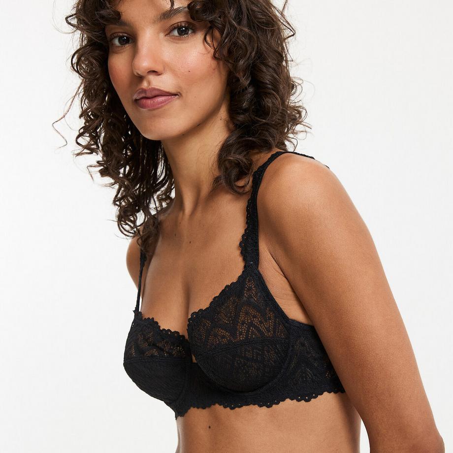 La Redoute Collections Reggiseno push-up in pizzo  
