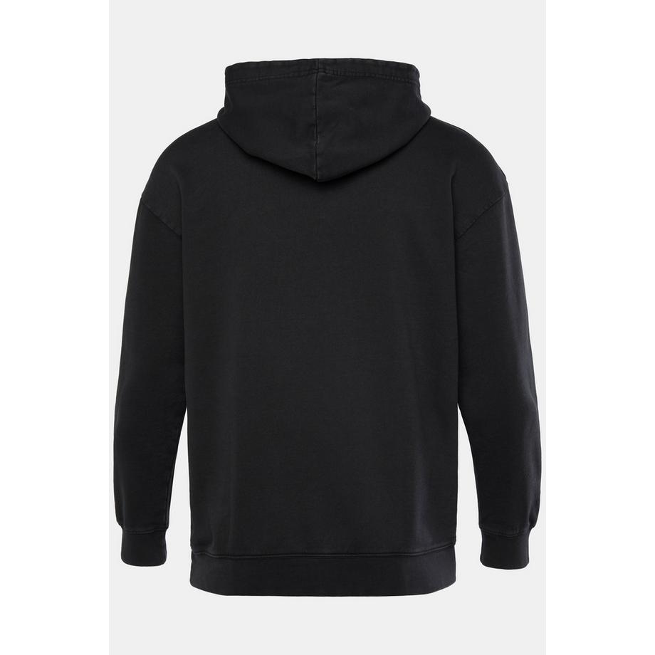 Sthuge Oversized Hoodie mit Kapuze und Brustprint Vintage Look  