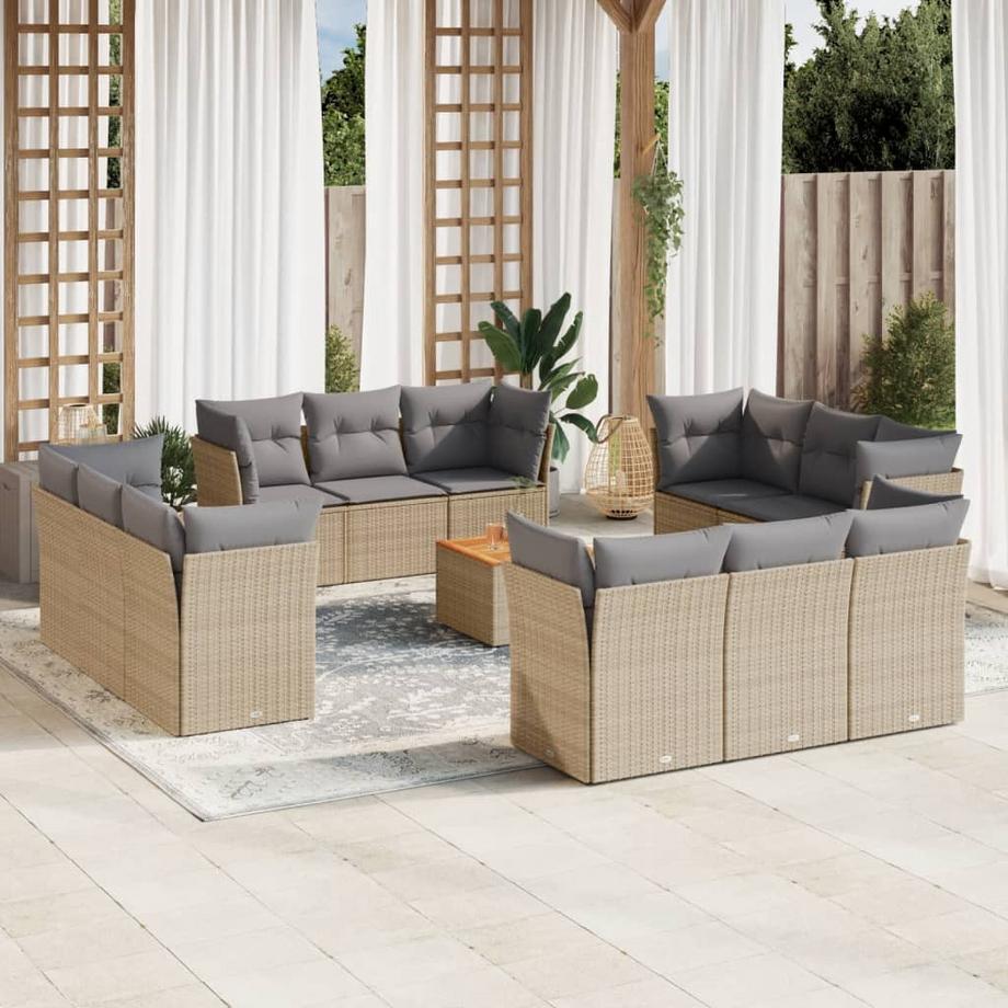 VidaXL Garten sofagarnitur poly-rattan  