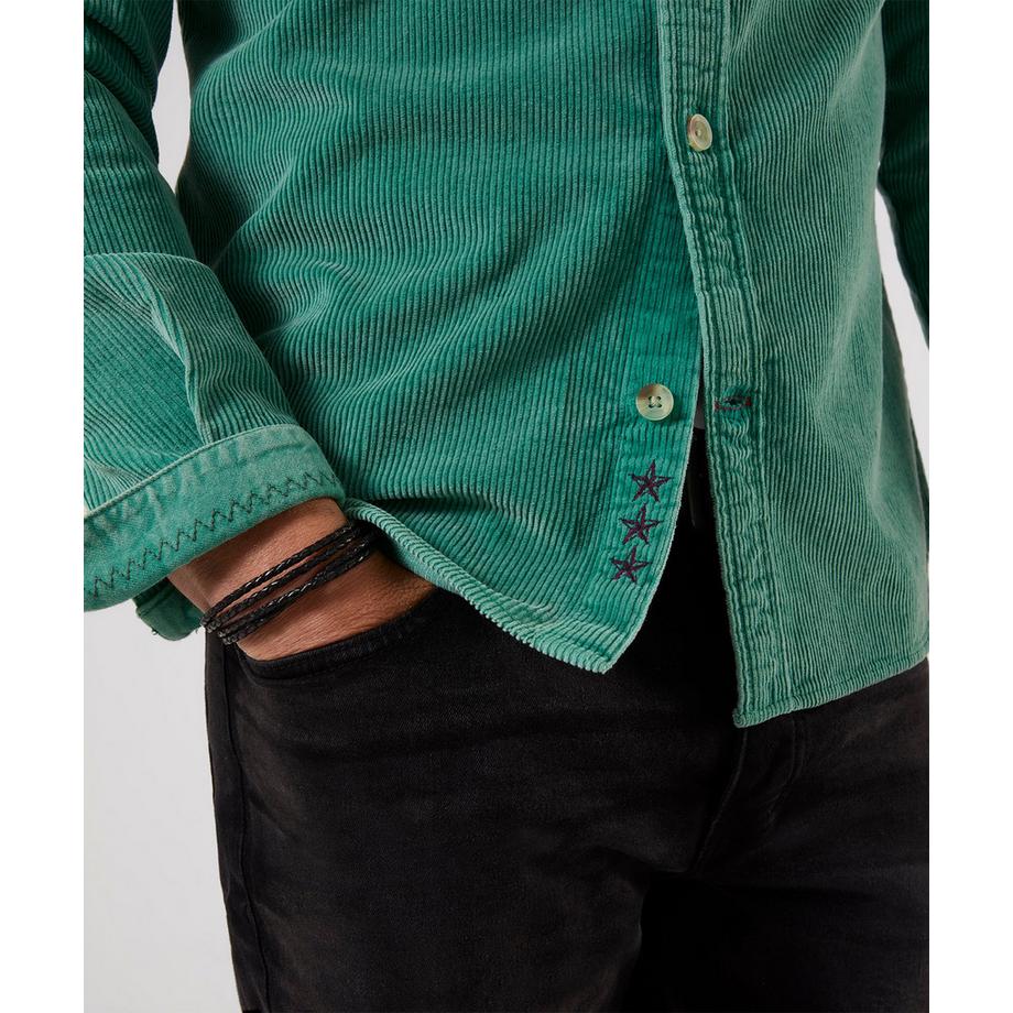 Joe Browns Chemise en Velours Côtelé Délavé à l'Acide  