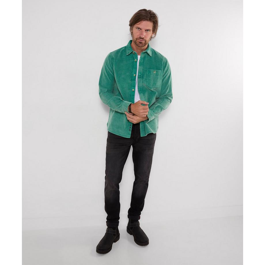 Joe Browns Chemise en Velours Côtelé Délavé à l'Acide  