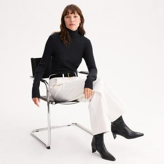 La Redoute Collections Pullover Dolcevita a Costine  