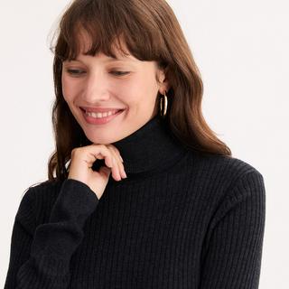 La Redoute Collections Pullover Dolcevita a Costine  