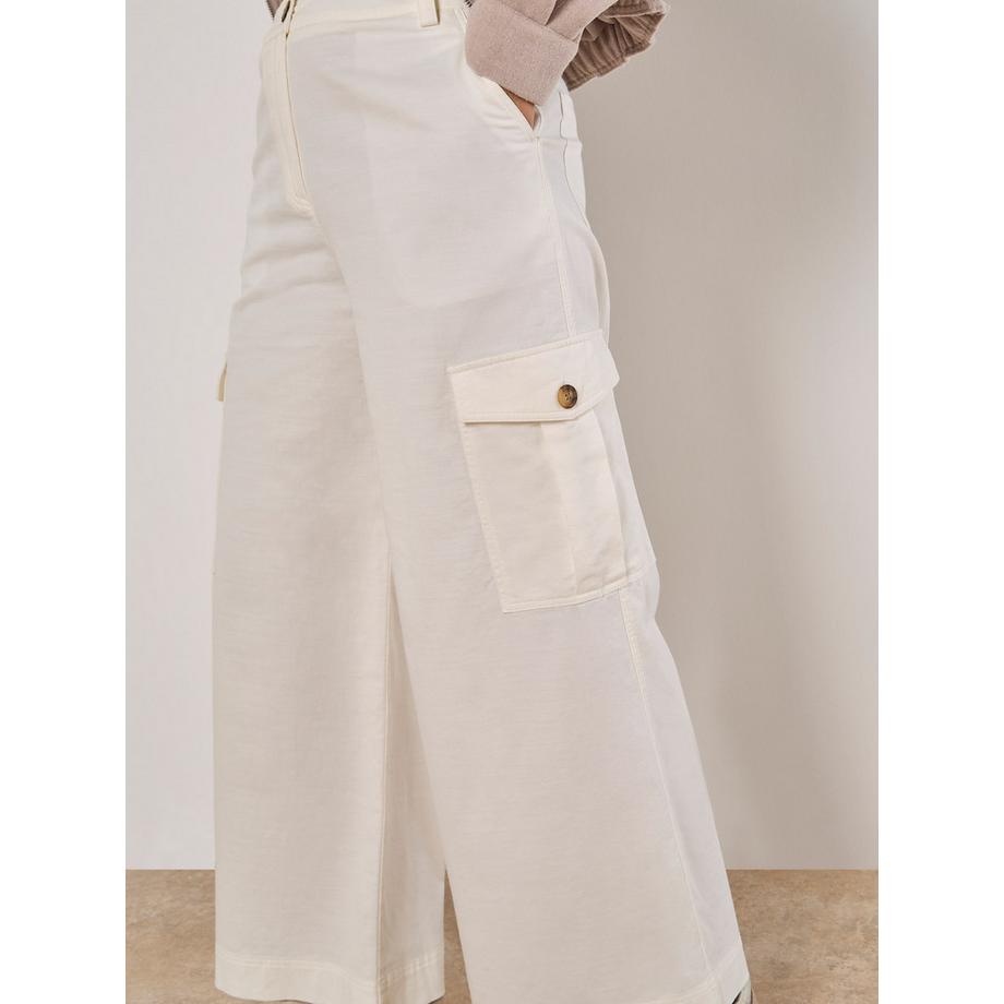APRICOT Chino-Hose mit weitem Bein  