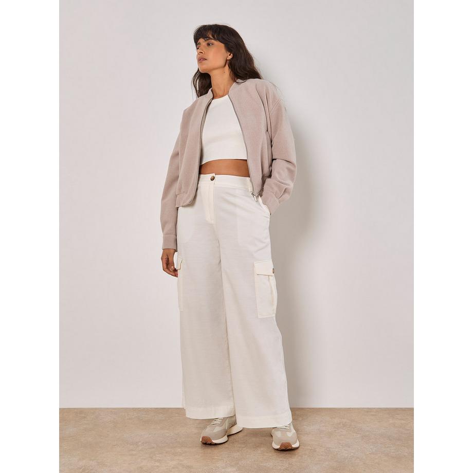 APRICOT Chino-Hose mit weitem Bein  
