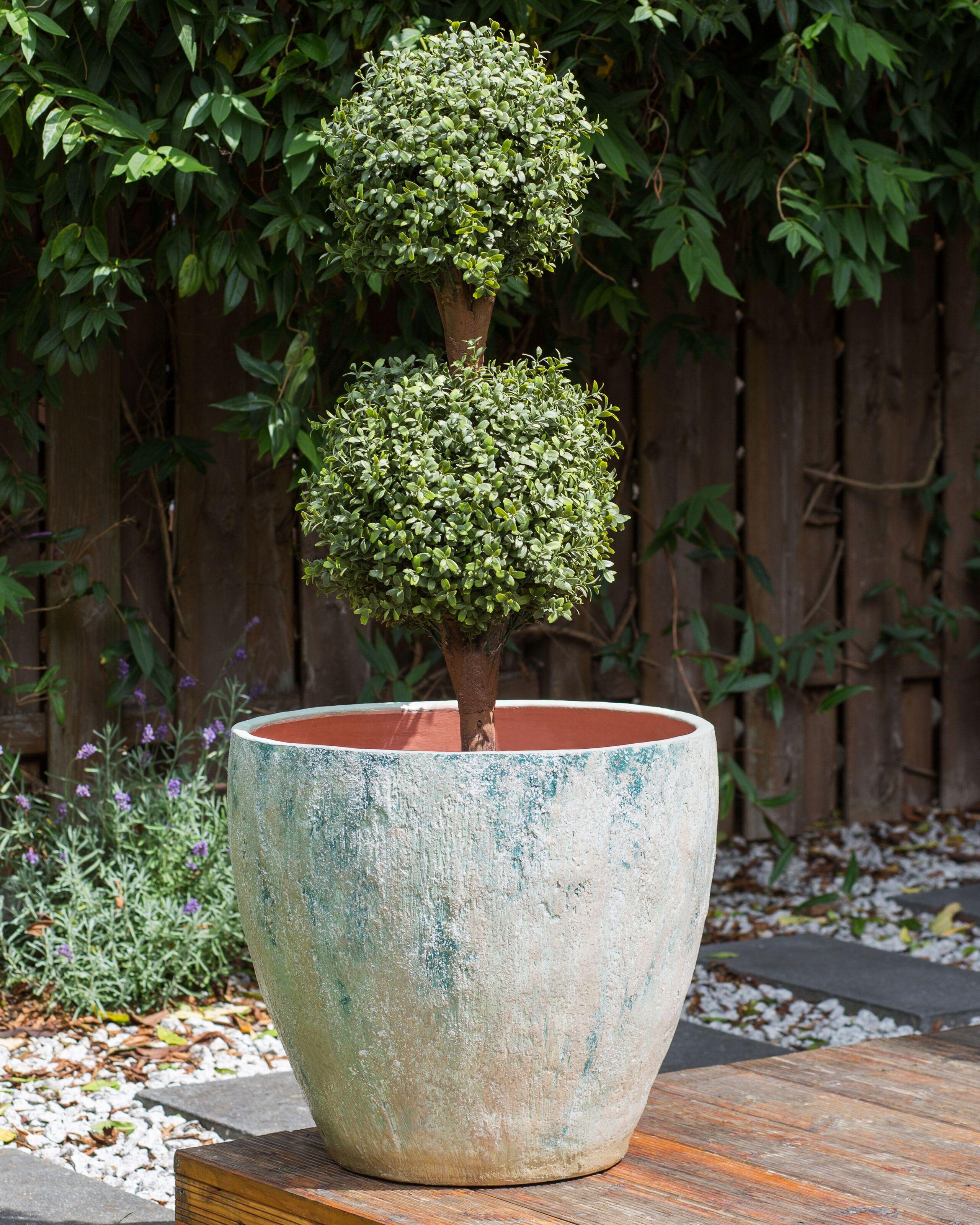 Beliani Blumenkübel aus Terrakotta Klassisch NERTERA  