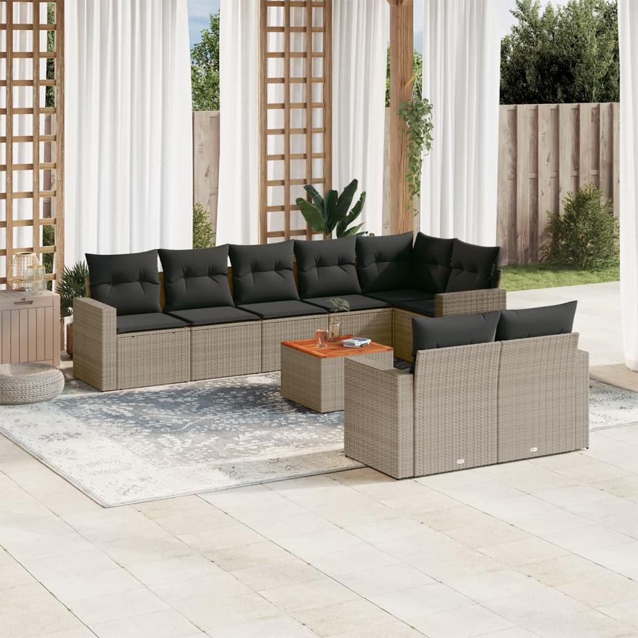 VidaXL Garten sofagarnitur poly-rattan  