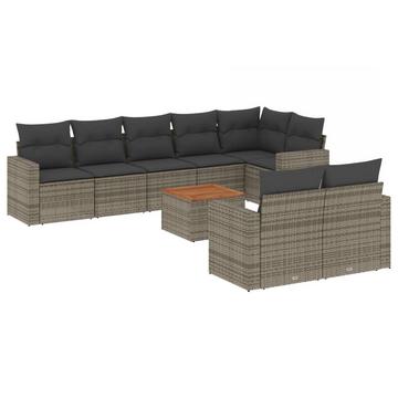 Garten sofagarnitur poly-rattan