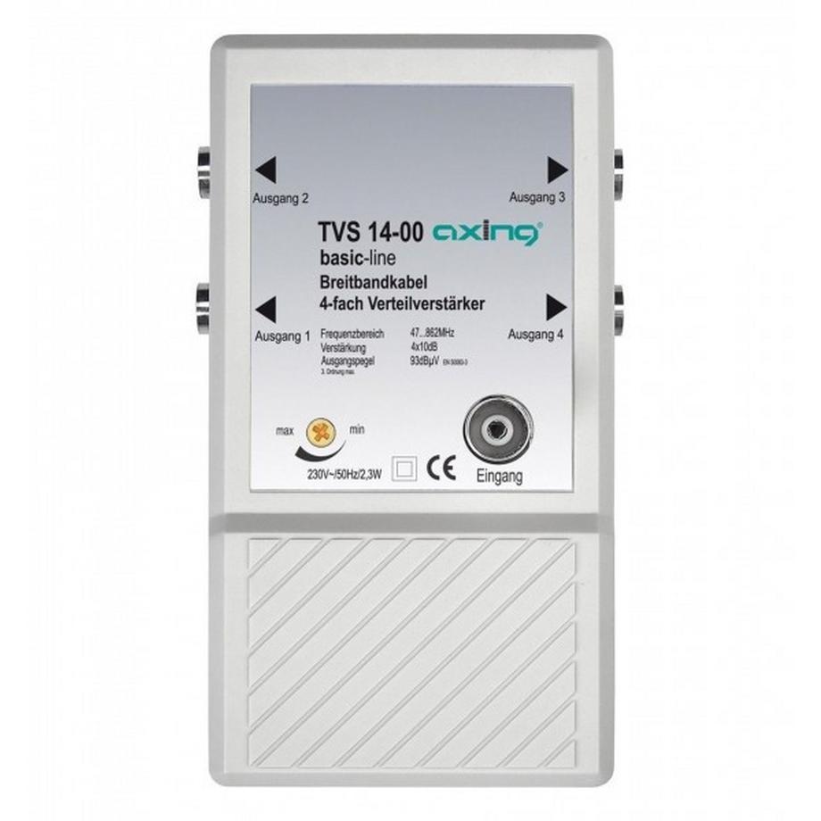 Axing  CATV-Verteilverstärker TVS 14-00 4-fach (Sonstige) 