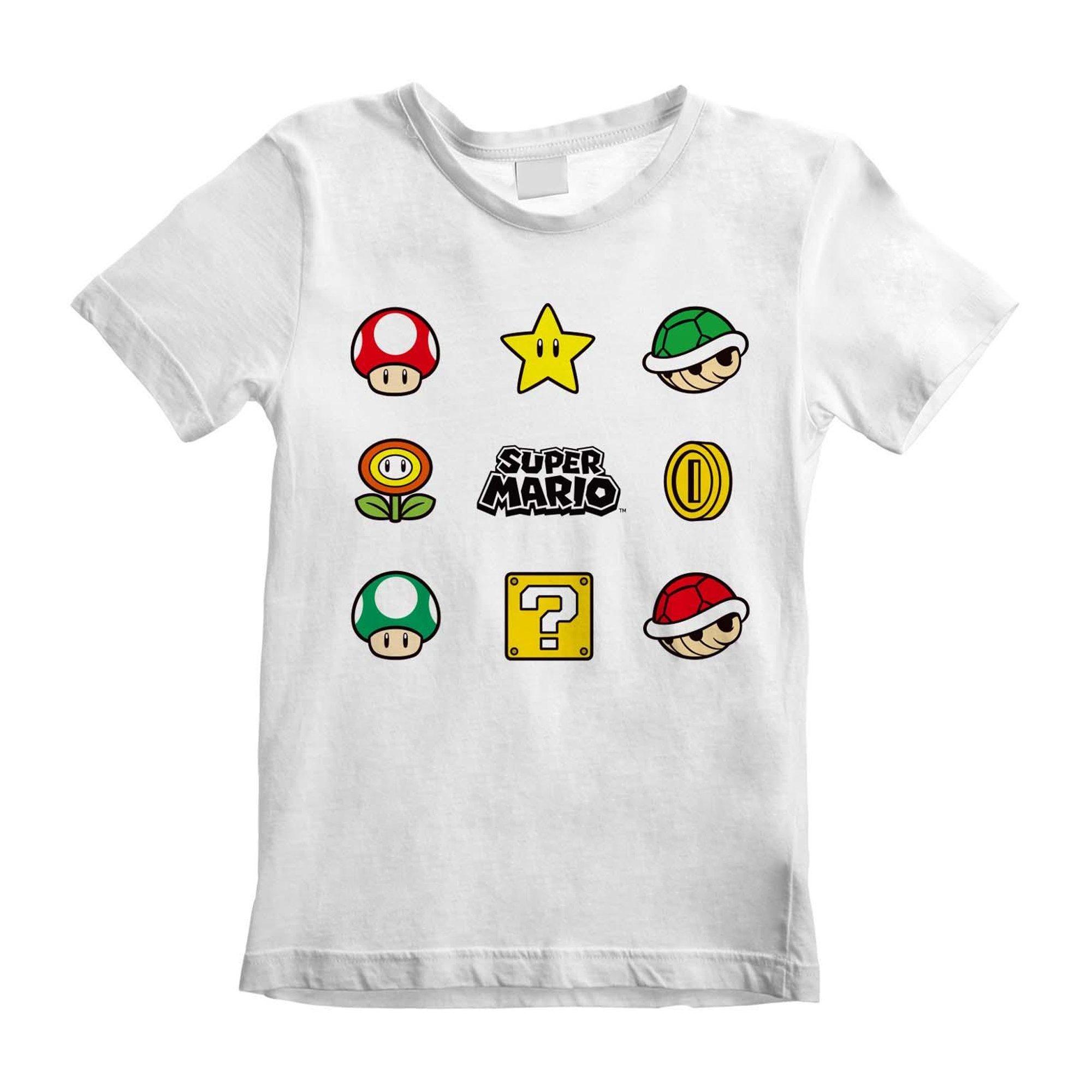 Super Mario  Tshirt ITEMS Enfant 