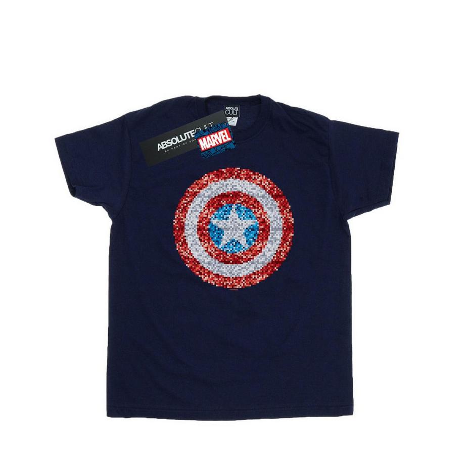 MARVEL Captain America Pixelated Shield T-Shirt  