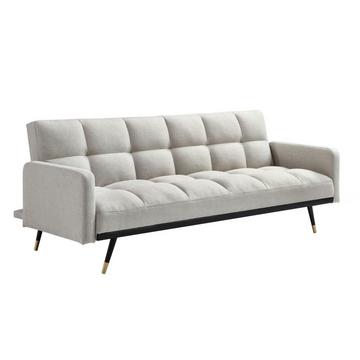 Sofa 3-Sitzer mit Schlaffunktion - Stoff - Beige - ROREMA
